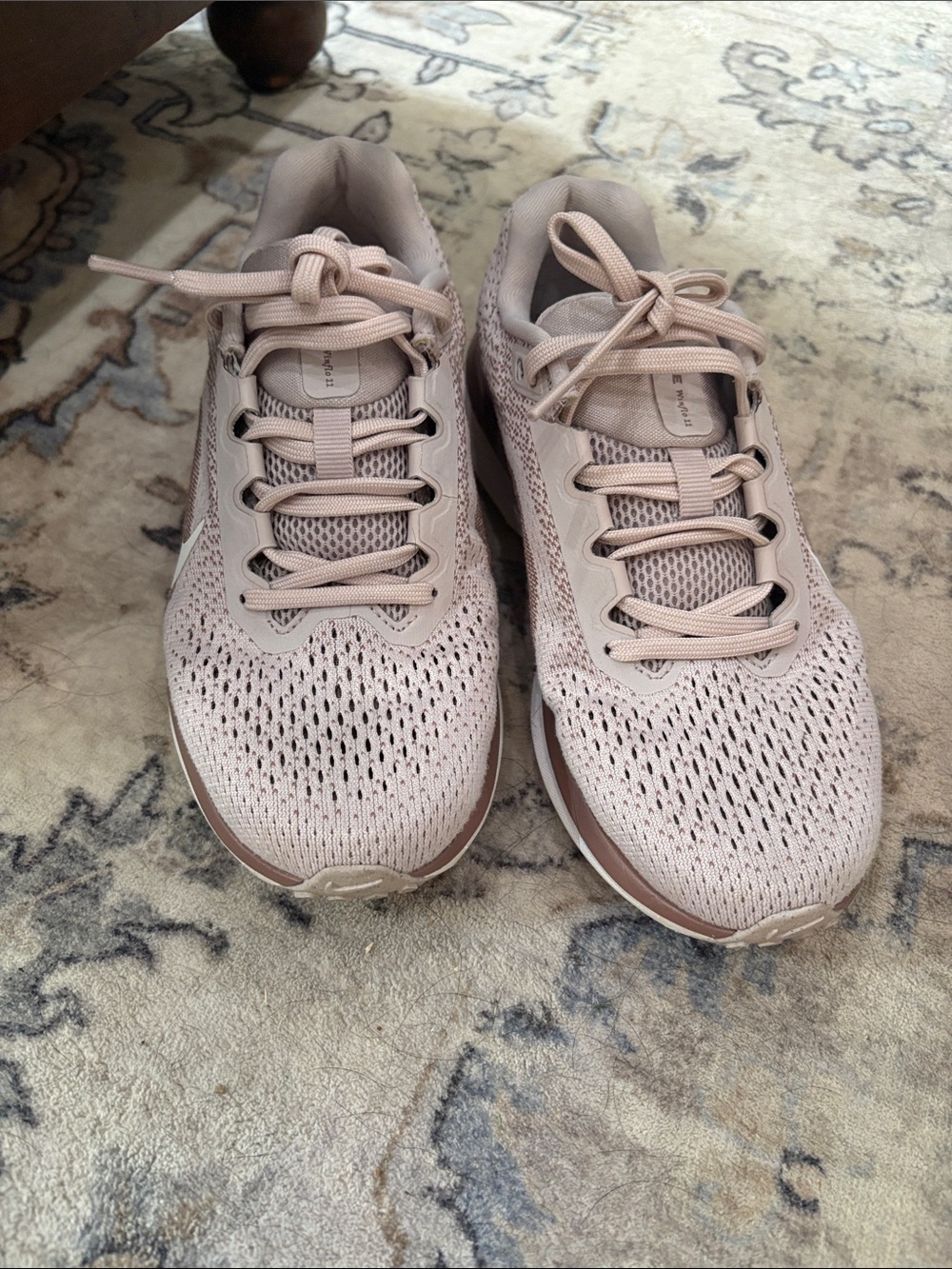Nike Women's Lightweight Knit Walking Sneakers - Blush
